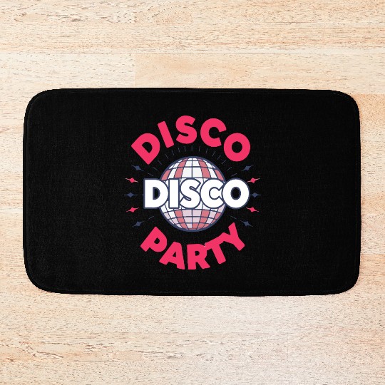 Disco Disco Party Party Bath Mats