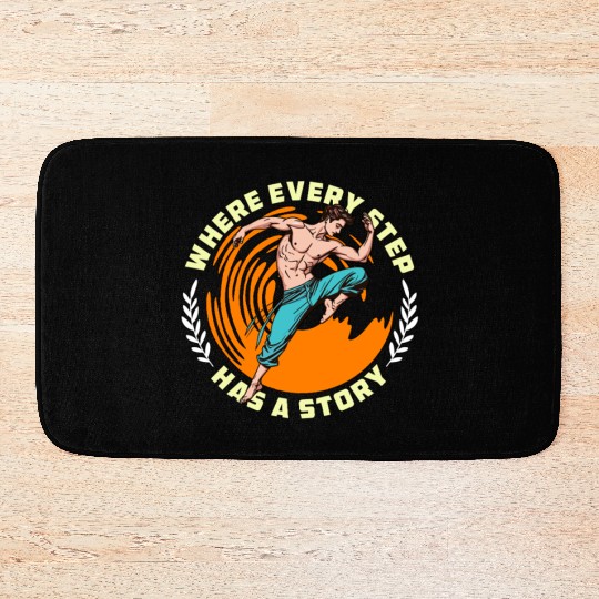 Dance Teacher Where Every Step Has Choreography Bath Mats