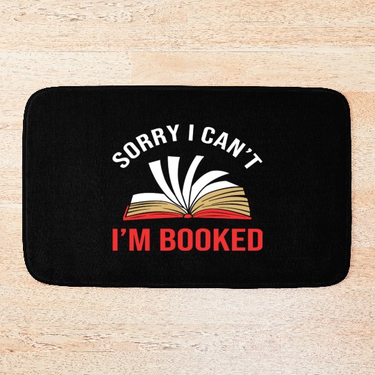 Reading Teacher Bookworm Librarian Bath Mats