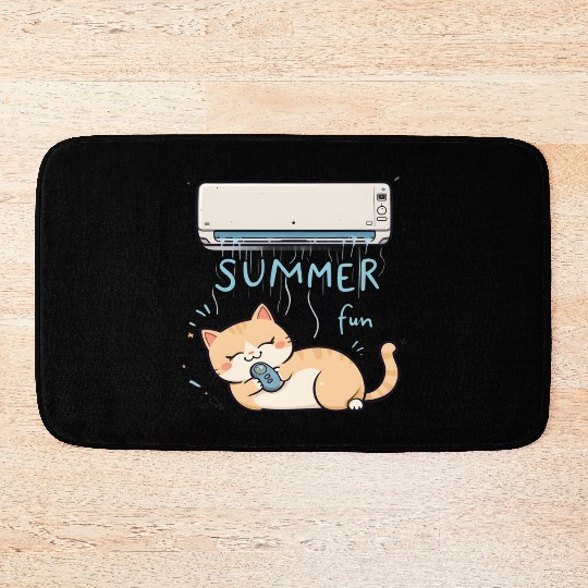 Funny Cat Bath Mats | Retro Cat Meme Bath Mats