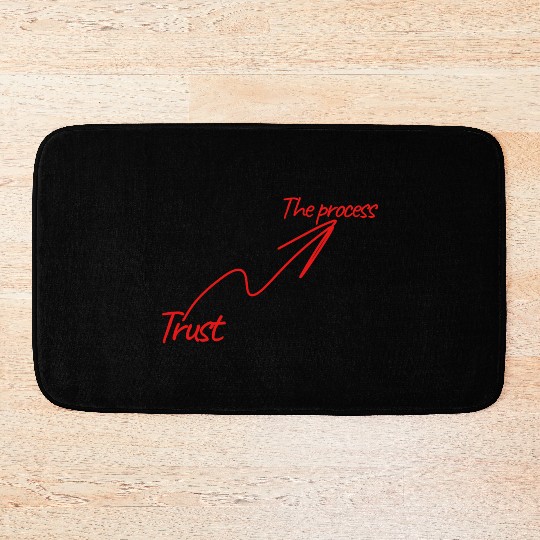 Trust the process Bath Mats