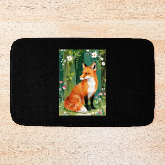 Red Fox Bath Mats