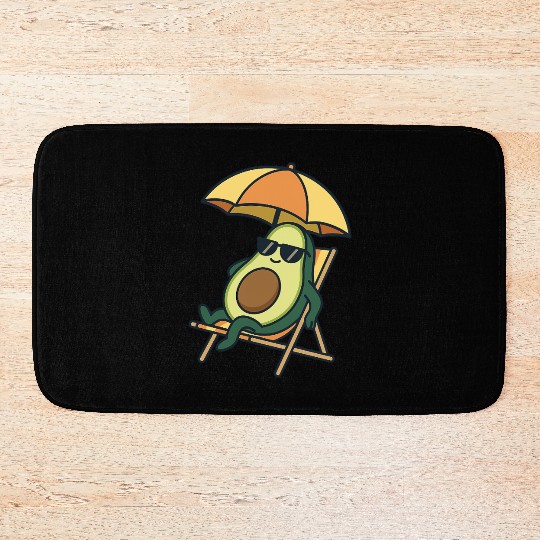 Chill Avocado with Sunshade Bath Mats