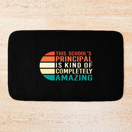 School Principal Teacher Appreciation Bath Mats