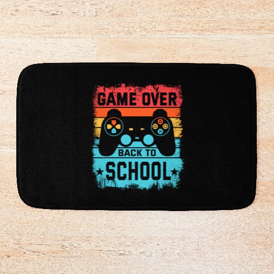 Game Over Back to School Bath Mats – Retro Gamer