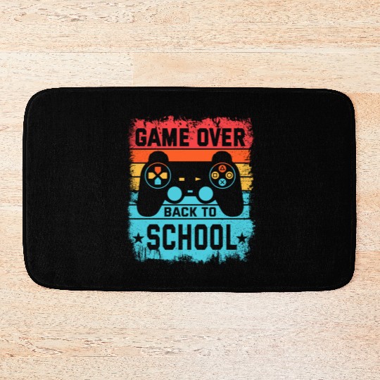 Game Over Back to School Bath Mats – Retro Gamer