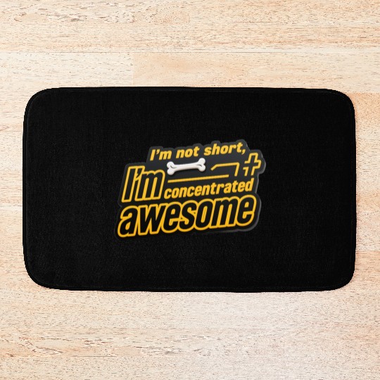 Concentrated Dog Bone Affirmation Bath Mats