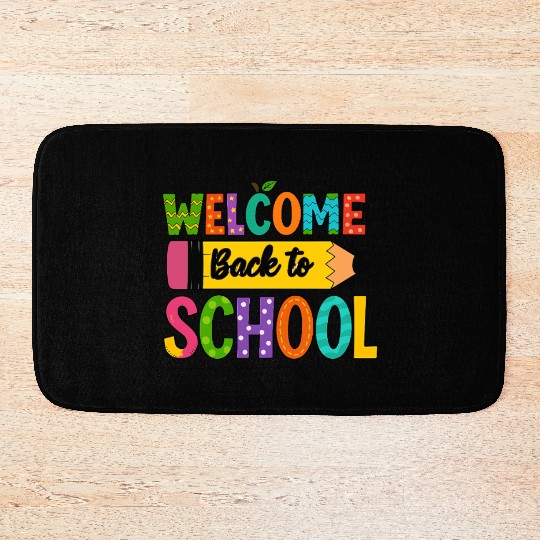 Welcome Back to School Bath Mats