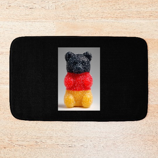German Flag Gummy Bear Bath Mats