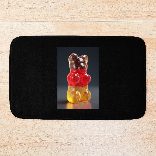 Transparent German Gummy Bear Bath Mats