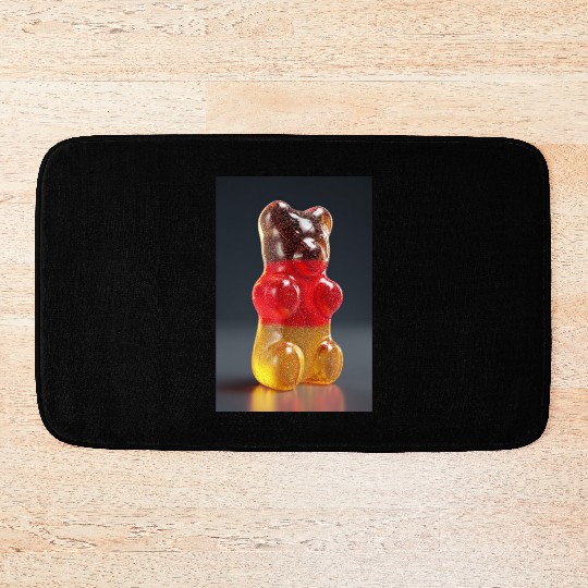 Transparent German Gummy Bear Bath Mats