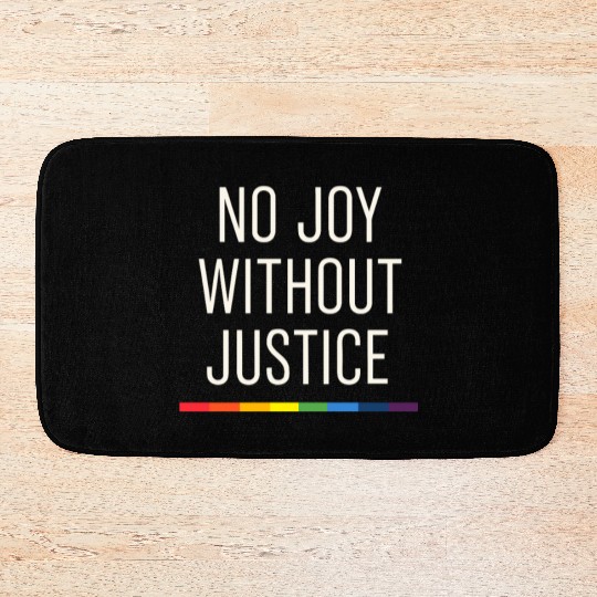 Queer Pride Queer Joy LGBTQ+ Affirmation Trans Bath Mats