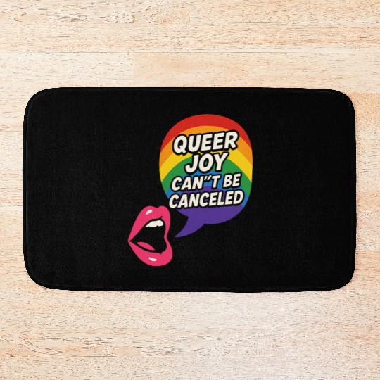 Queer Pride Queer Joy LGBTQ+ Affirmation Trans Bath Mats