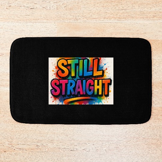 Still Straight Multi Colors Bath Mats