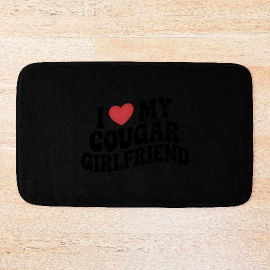 Love for My Cougars Girl Friend Bath Mats