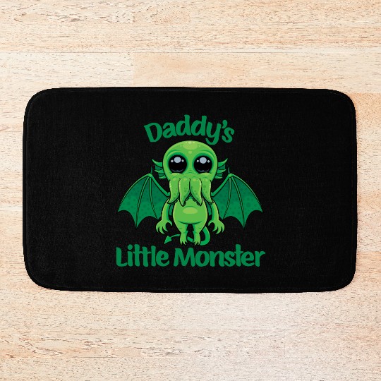 Daddy’s Little Monster Cute Baby Cthulhu Bath Mats