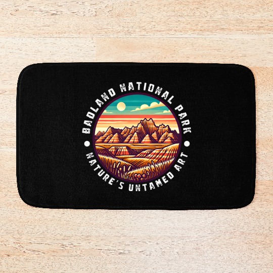 Badlands National Park Natures Untamed Bath Mats