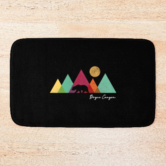 Bryce Canyon National Park Colorful Bear Mountains Bath Mats