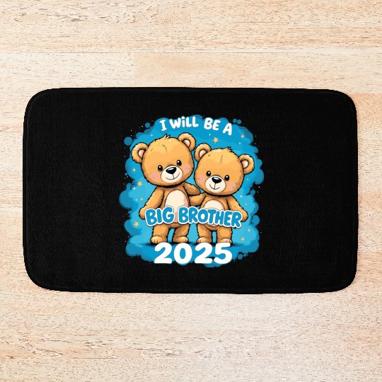 I Will Be Big Brother 2025 Teddy Bear Bath Mats