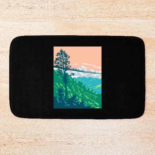Great Smoky Mountains National Park Gatlinburg WPA Bath Mats