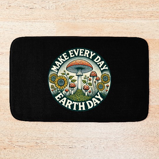 Make every Day Earth Day Bath Mats