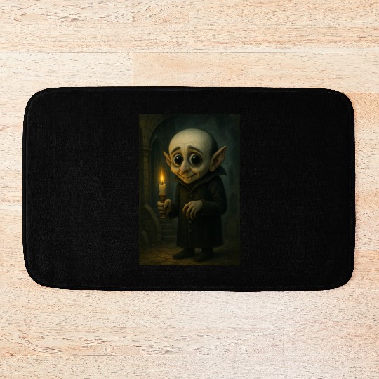 Gothic Vampire Tween Portrait Bath Mats