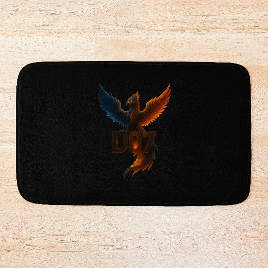 DO7 the Phoenix Rising Bath Mats
