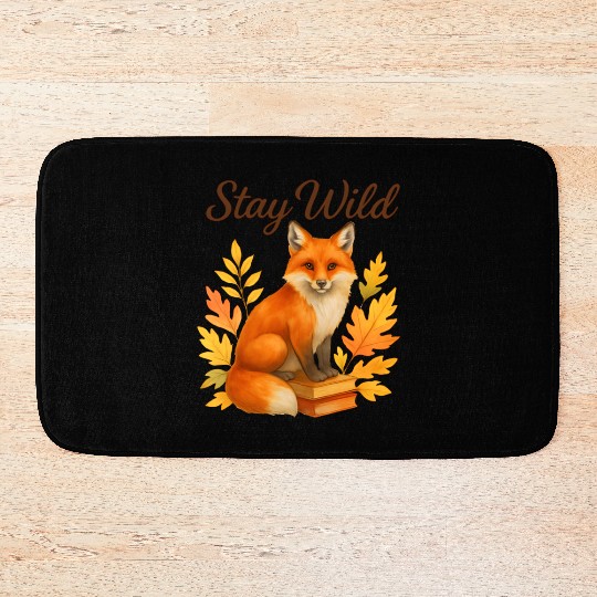 Stay Wild – Autumn Fox Bath Mats
