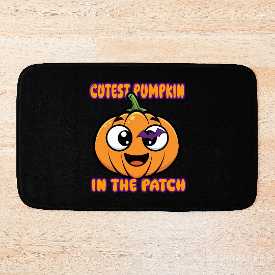 Sweet Pumpkin Bath Mats, Spooky Season Bath Mats