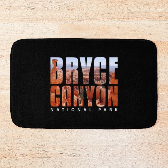 Bryce Canyon National Park Scenic Design Bath Mats