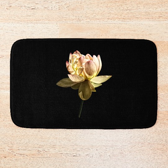 Delicate Pink Lotus Bath Mats