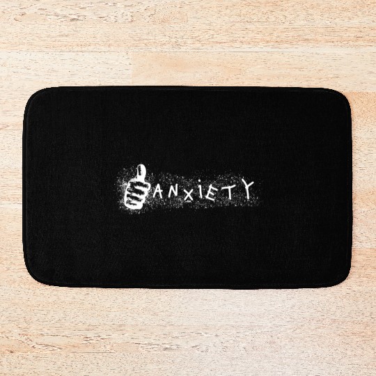 Anxiety Thumbs Up  Bath Mats