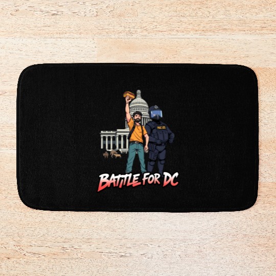 Free DC Sandwich Guy Banksy Style Street Art Bath Mats