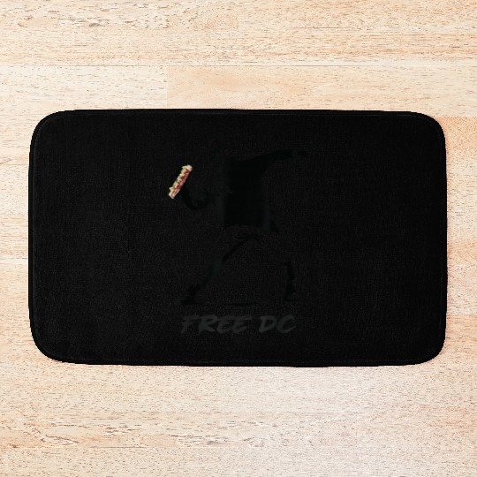 Free DC Sandwich Guy Banksy Style Street Art Bath Mats