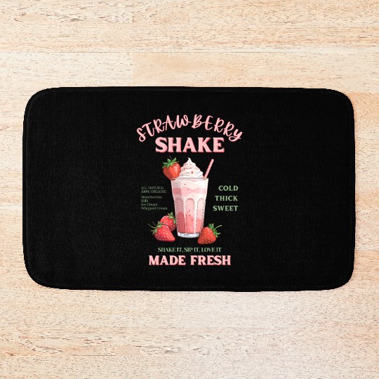 Strawberry Shake Bath Mats