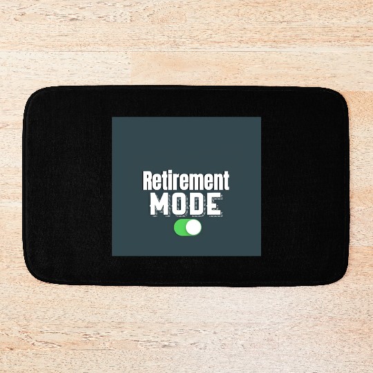 Retirement Mode Toggle Design Bath Mats