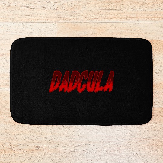 Dadcula Funny Dad Halloween Bath Mats