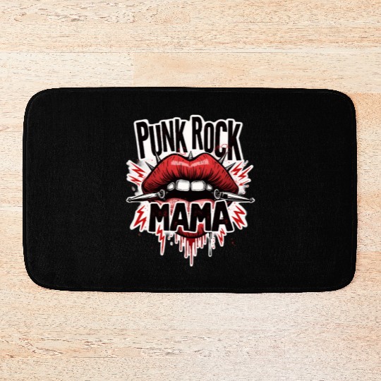 Heartbreaker Anthem Punk Rock Mama Bath Mats