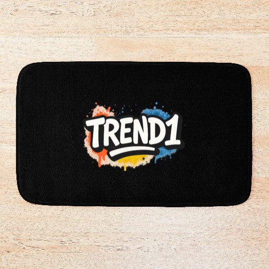 Urban Graffiti Trend1 Logo Design Bath Mats