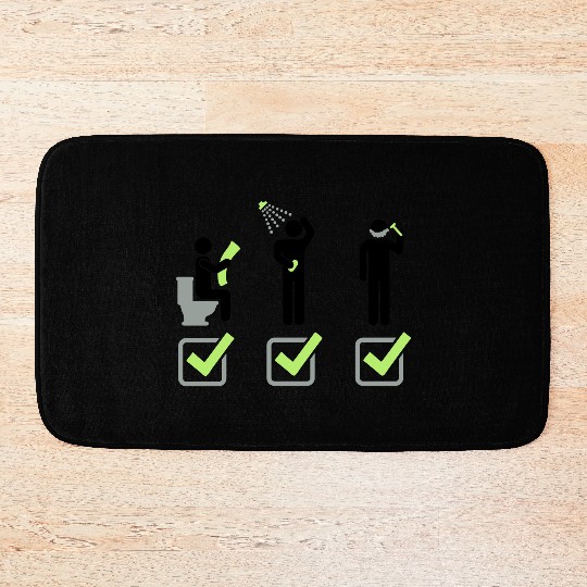 Shit Shower Shave Bath Mats