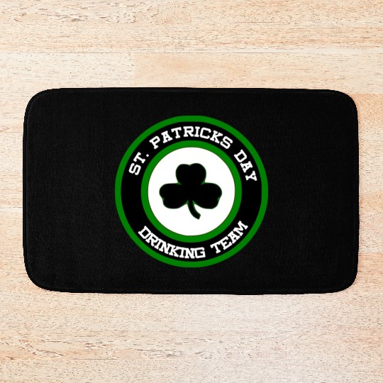 Sta Patrick's Day Drinking Team Bath Mats