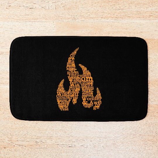 7 Gifts of the Holy Spirit Bath Mats