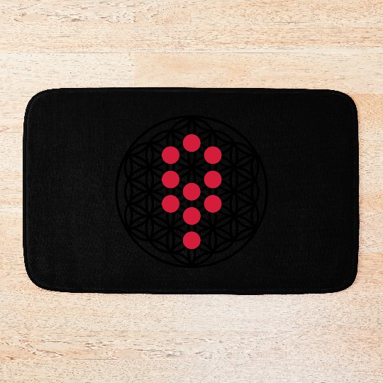 FLOWER OF LIFE - Tree Of Life Bath Mats