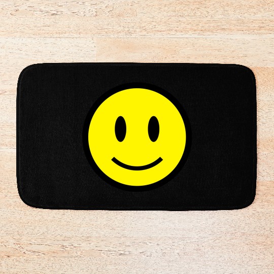 Smiley Face Icon 2c Bath Mats
