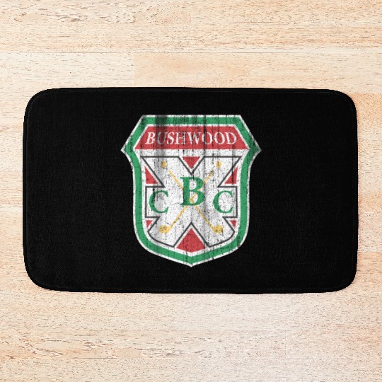 Vintage Bushwood Country Club Crest Bath Mats