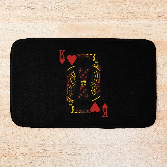 King of Hearts Bath Mats
