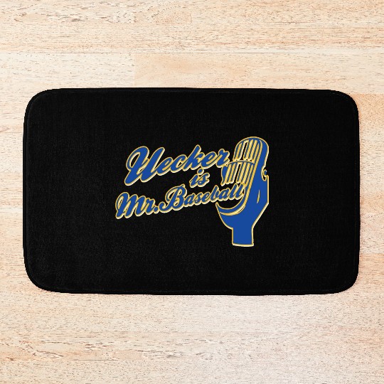 Ueck Uecker Milwaukee Mr. Baseball Bath Mats