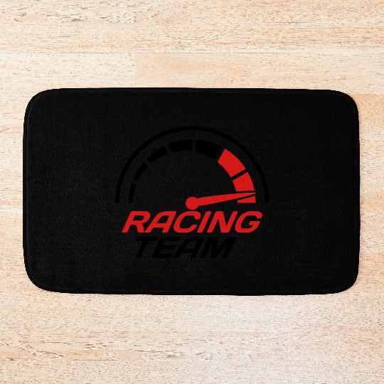 Racing team speedometer quick lawn Bath Mats