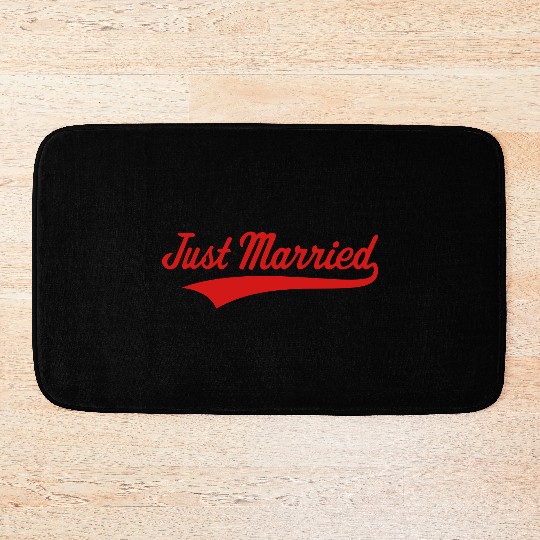 Just Married (Marriage / Wedding) Bath Mats