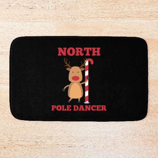 North Pole Dancer Bath Mats
